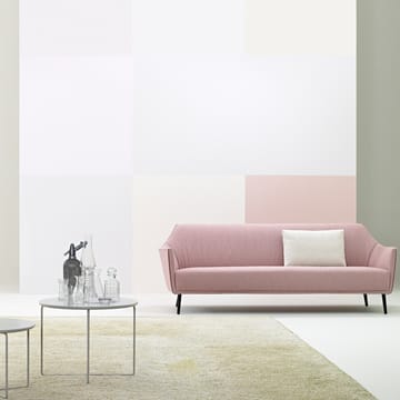 Ell sofa - Dumet 800-162 gråhvit-svarte ben - Adea