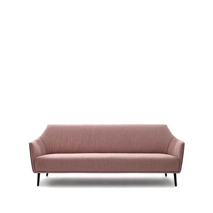 Ell sofa - Dumet 800-190 rosa-svarte ben - Adea