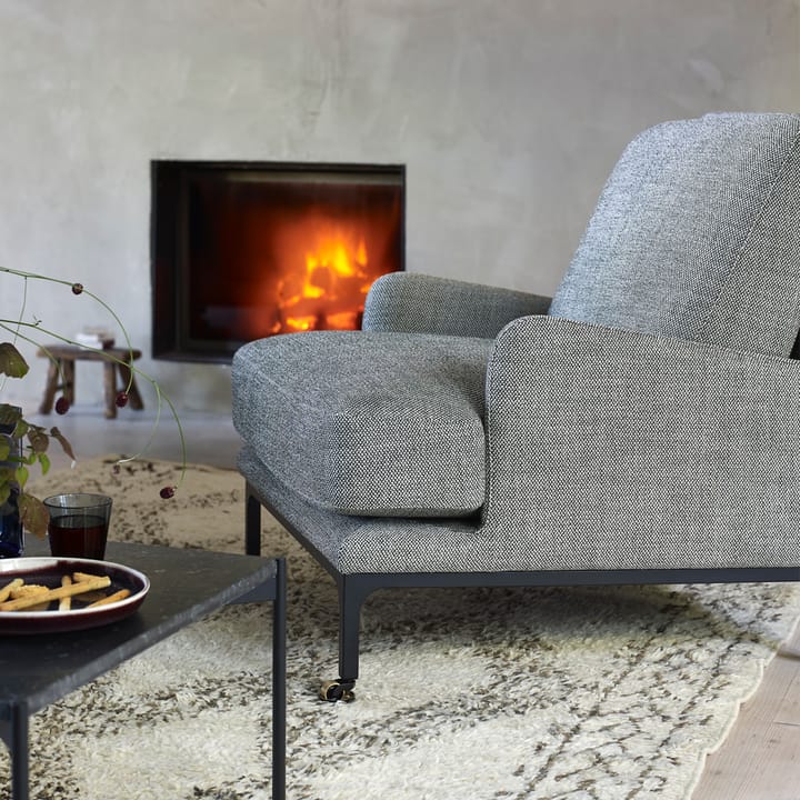 Mr. Jones lenestol, Aurora 2 beige-svart Adea