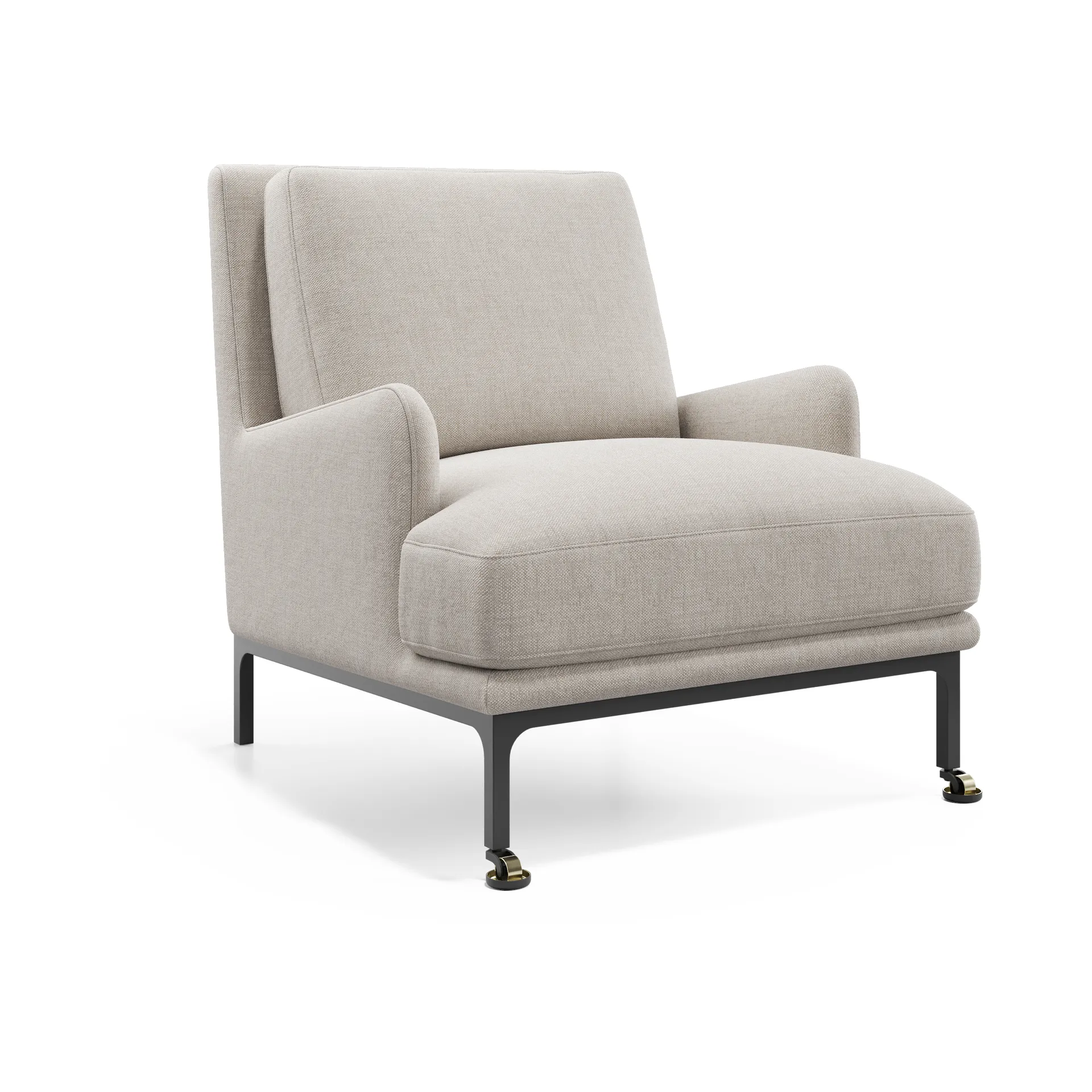 Mr. Jones lenestol, Lumo 188 beige-svart Adea