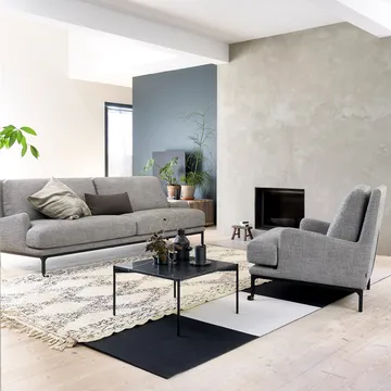 Mr. Jones sofa 230 cm - Aurora 11 rosa-svart - Adea