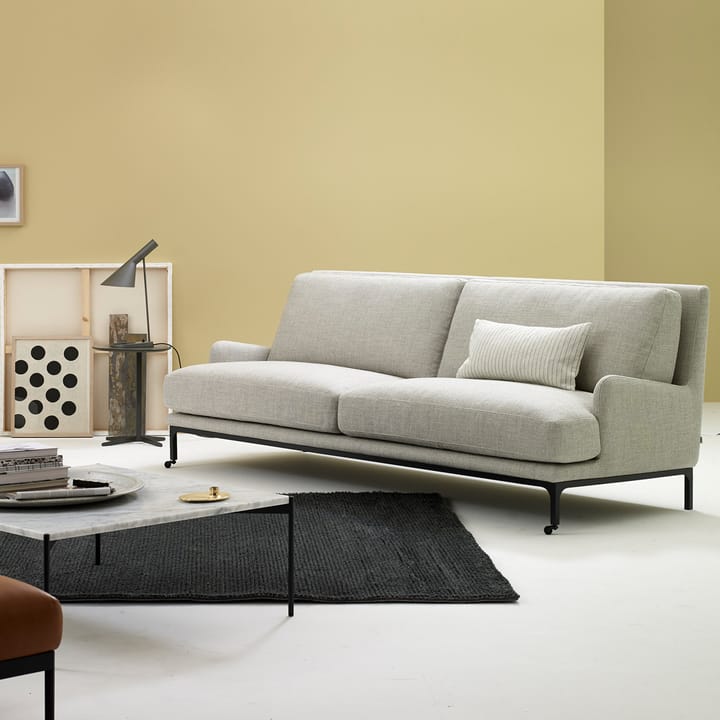 Mr. Jones sofa 230 cm, Aurora 11 rosa-svart Adea