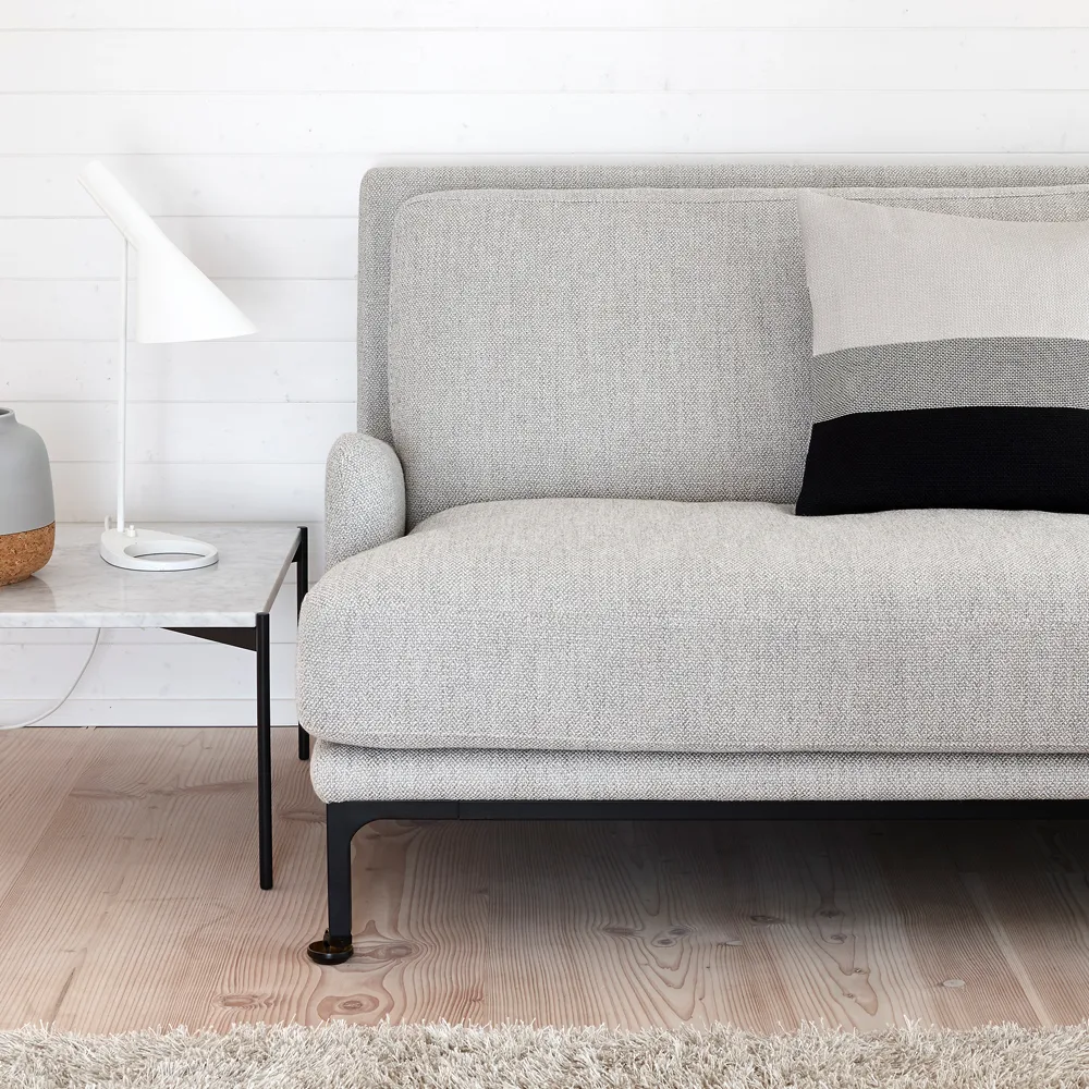 Mr. Jones sofa 230 cm, Aurora 11 rosa-svart Adea