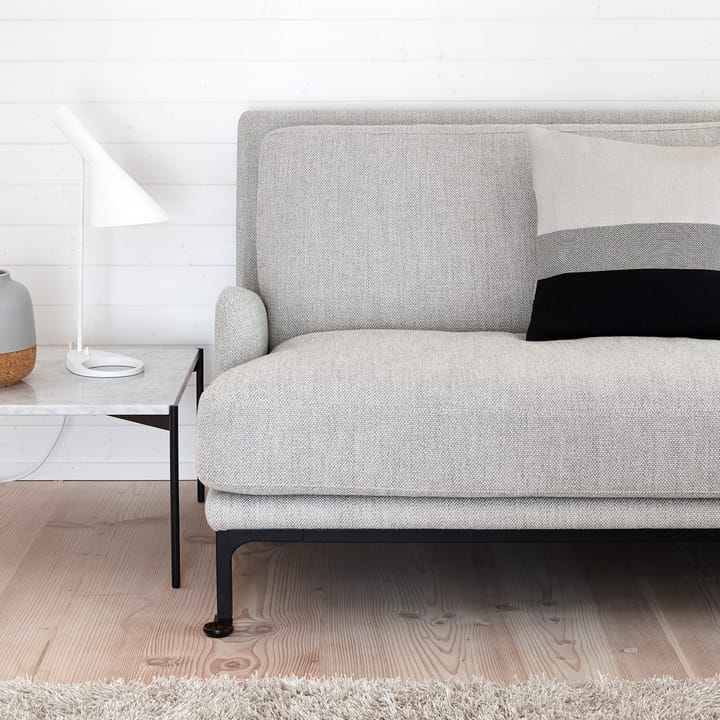 Mr. Jones sofa 230 cm, Aurora 8 lys grå-svart Adea