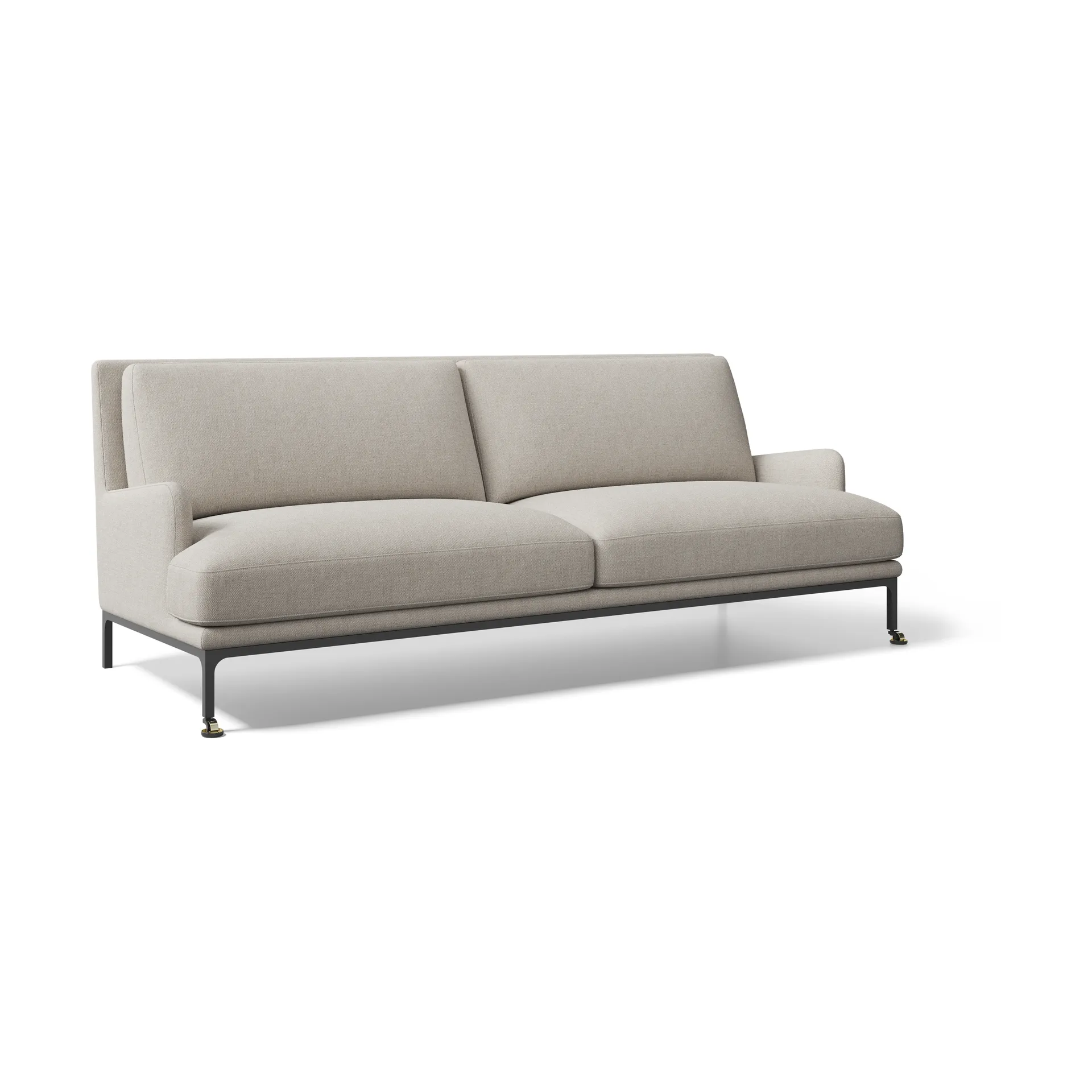 Mr. Jones sofa 230 cm, Lumo 188 beige-med hjul Adea