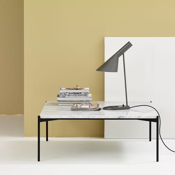 Plateau sofabord - marmor brun-svart underrede-60x60 - Adea