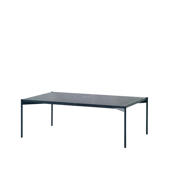 Plateau sofabord - marmor svart, svart underrede, 60x100 - Adea