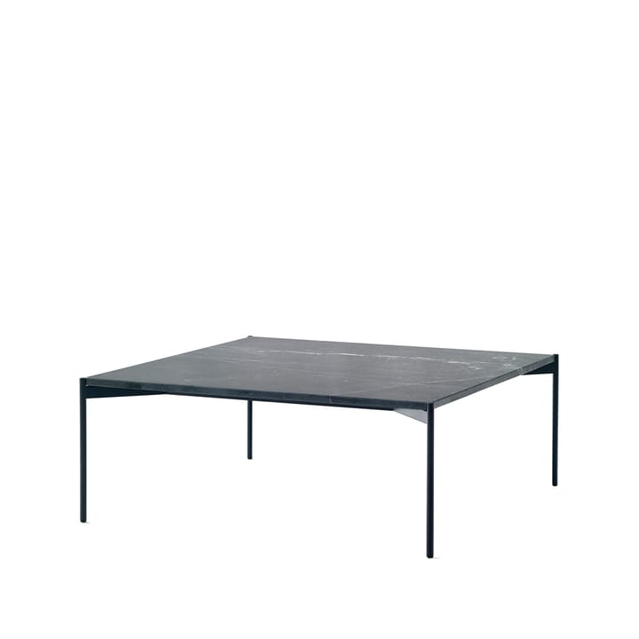 Plateau sofabord - marmor svart, svart understell, 90x90 - Adea