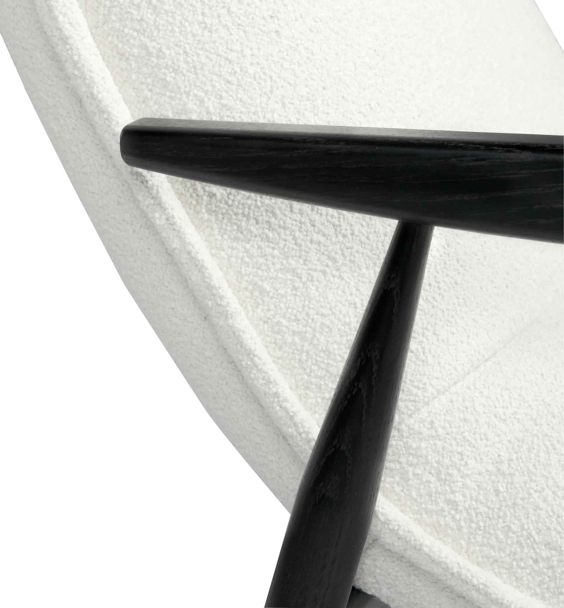 Tao lenestol, Orsetto 0011 hvit-svart eik Adea