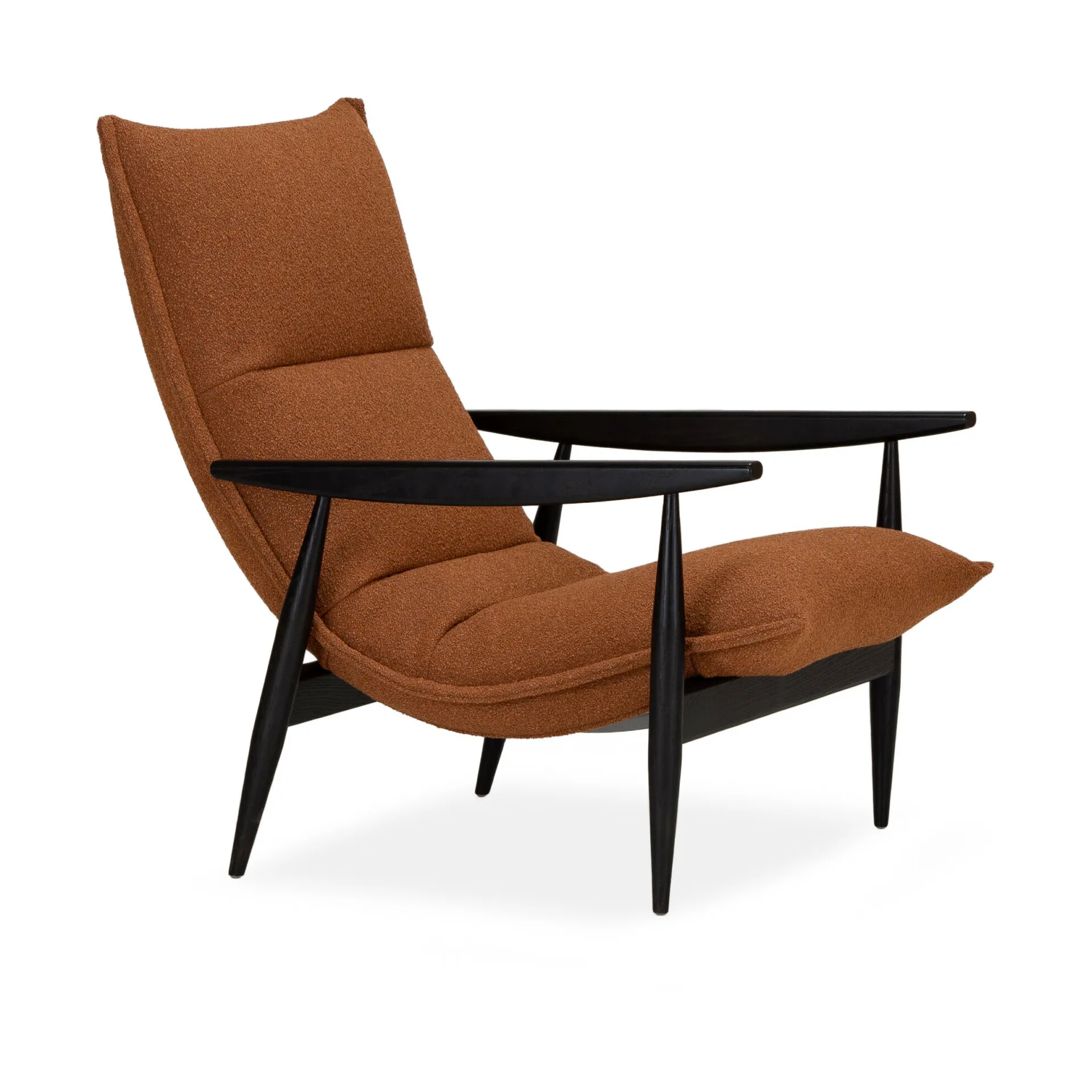 Tao lenestol, Orsetto 0724 orange-svart eik Adea