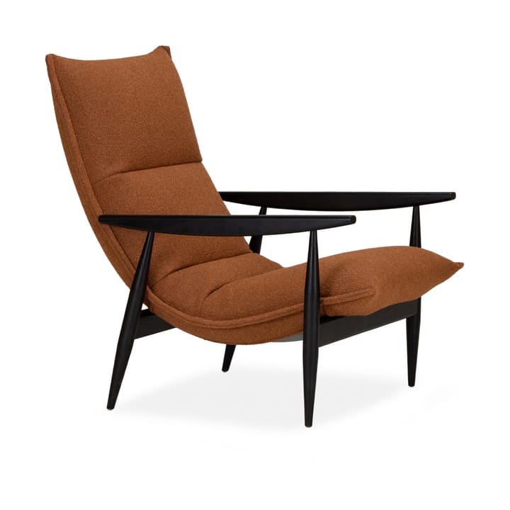 Tao lenestol - Orsetto 0724 orange-svart eik - Adea
