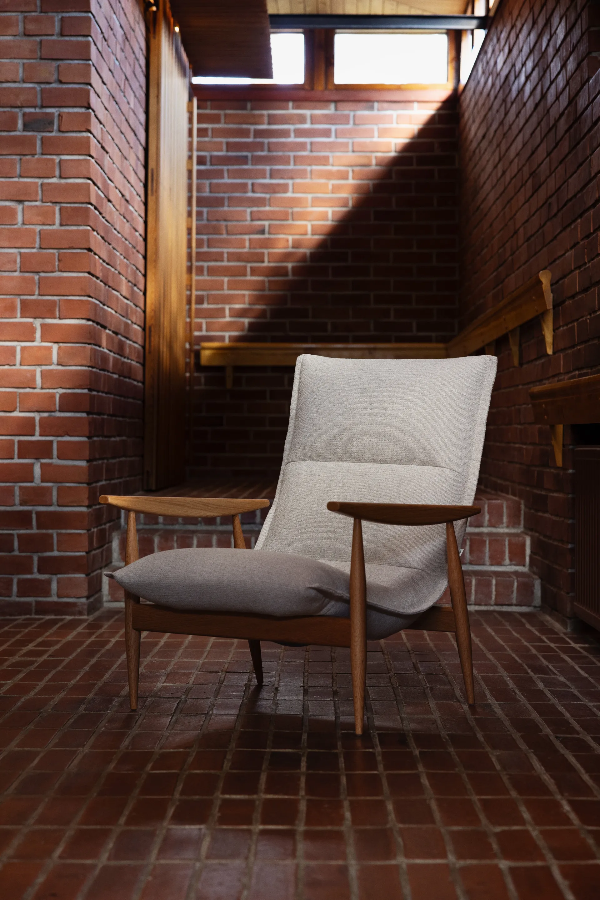 Tao lenestol, Verso 001 beige-natural oak Adea