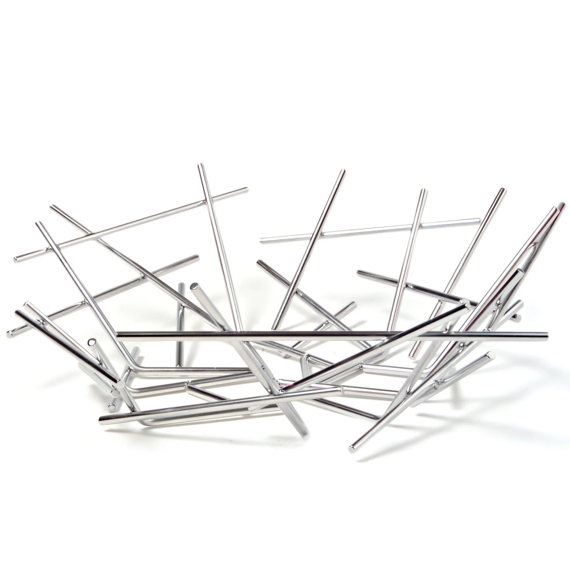 Blow up fruktkurv, rustfritt stål Alessi