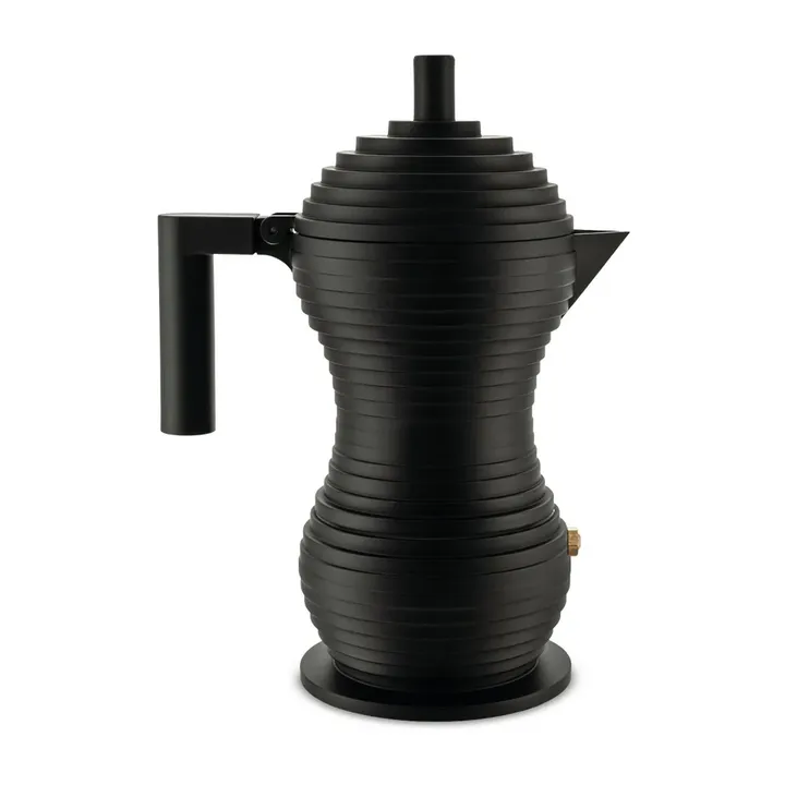 Pulcina espressobrygger svart - 30 cl, 6 kopper - Alessi