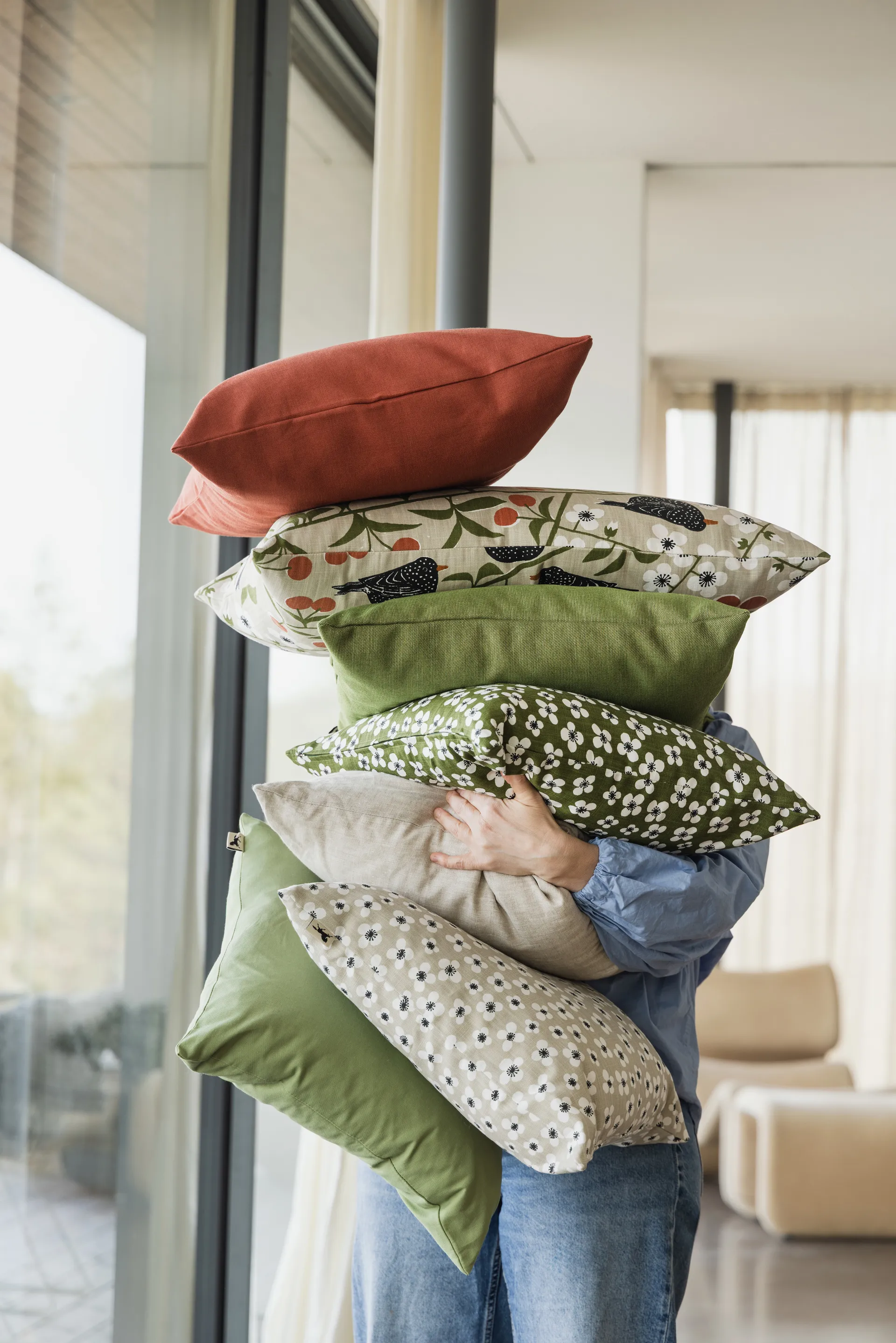 Belle Amie putetrekk, Mørkegrønn, 47x47 cm Almedahls