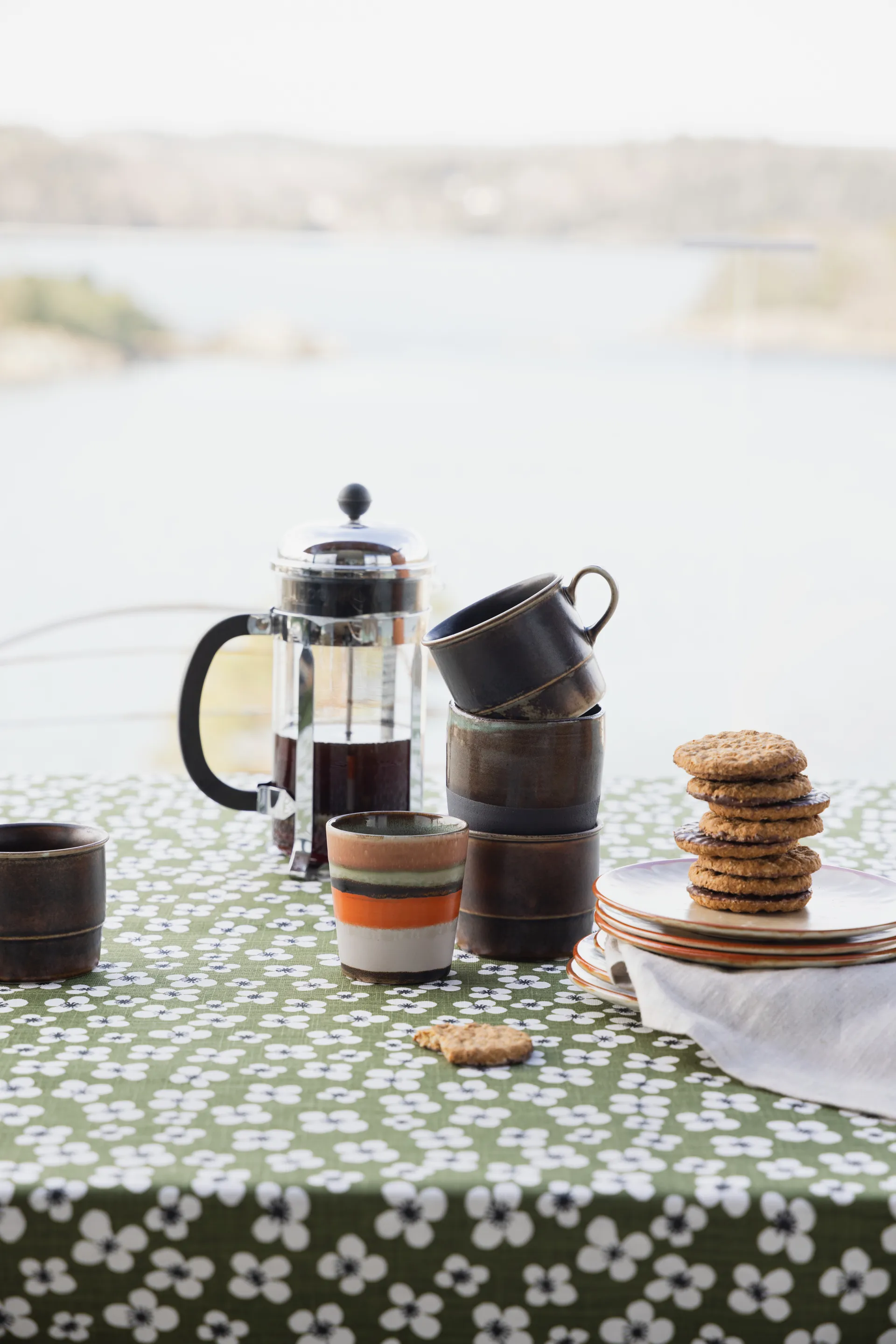 Belle Amie voksduk, Mørkegrønn, 145x220 cm Almedahls