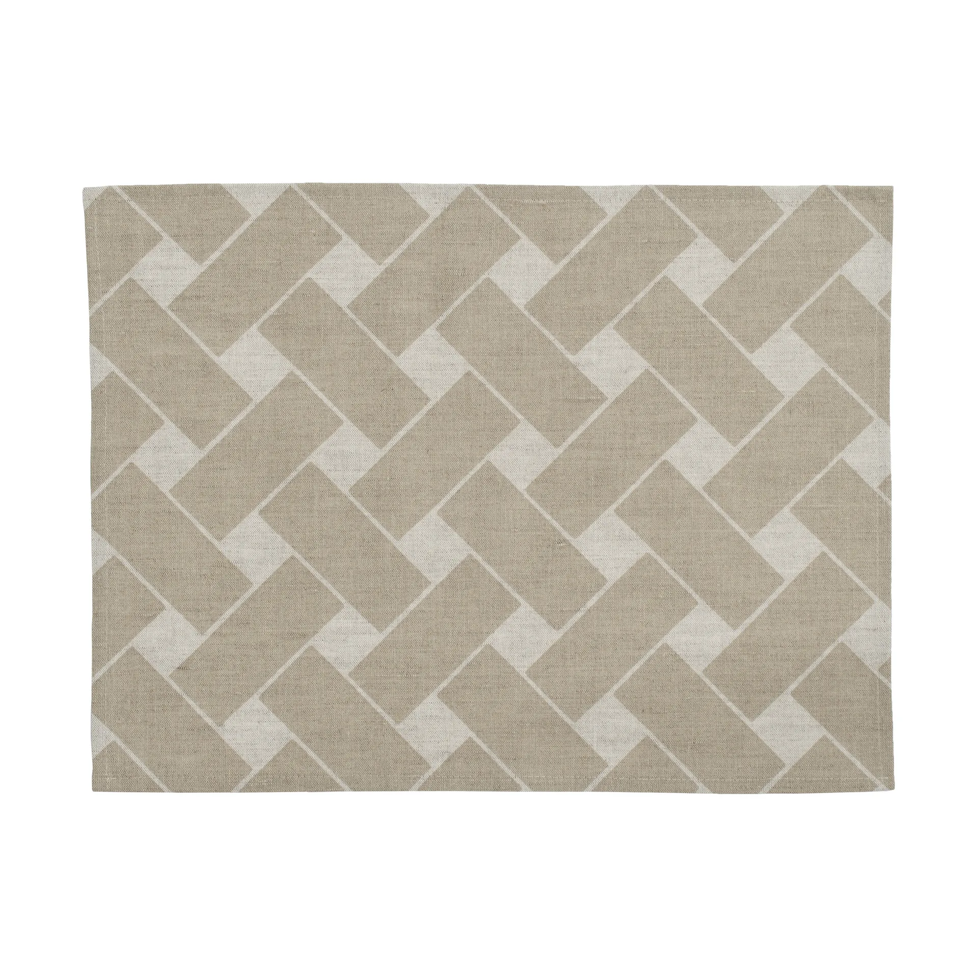 Korg XL bordbrikke 34x45 cm 2-pk, Natur-taupe Almedahls