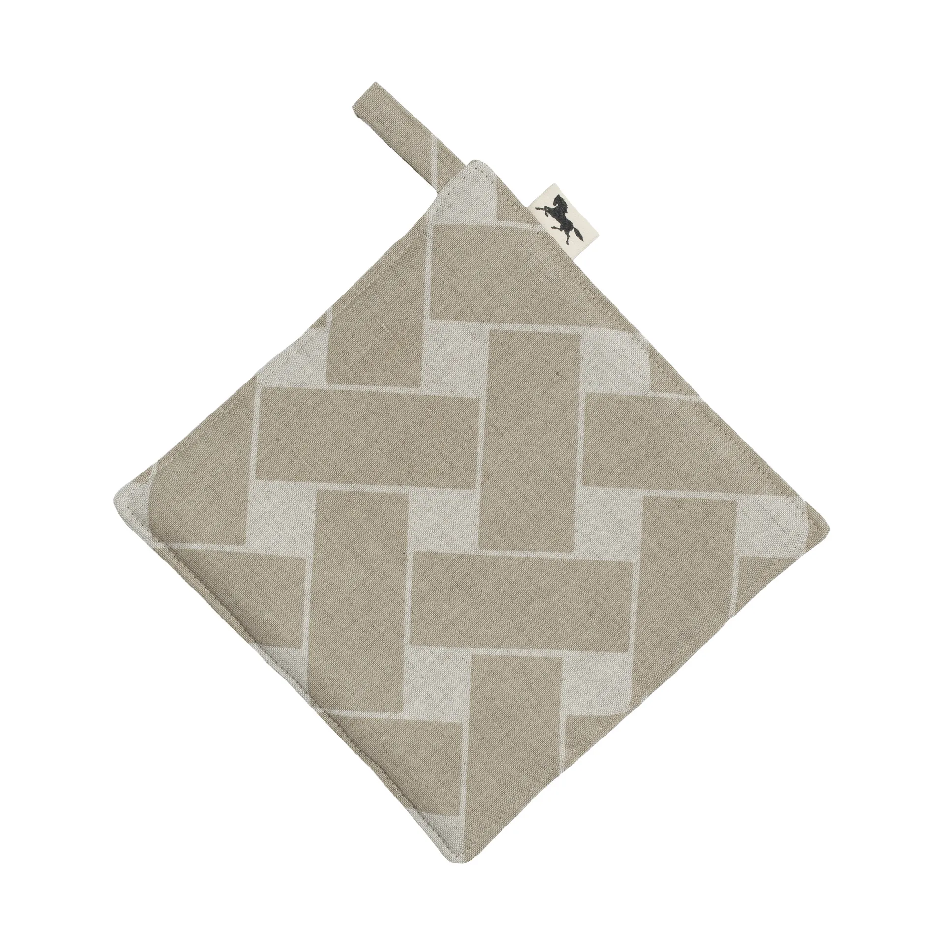 Korg XL gryteklut 23x23 cm, Natur-taupe Almedahls