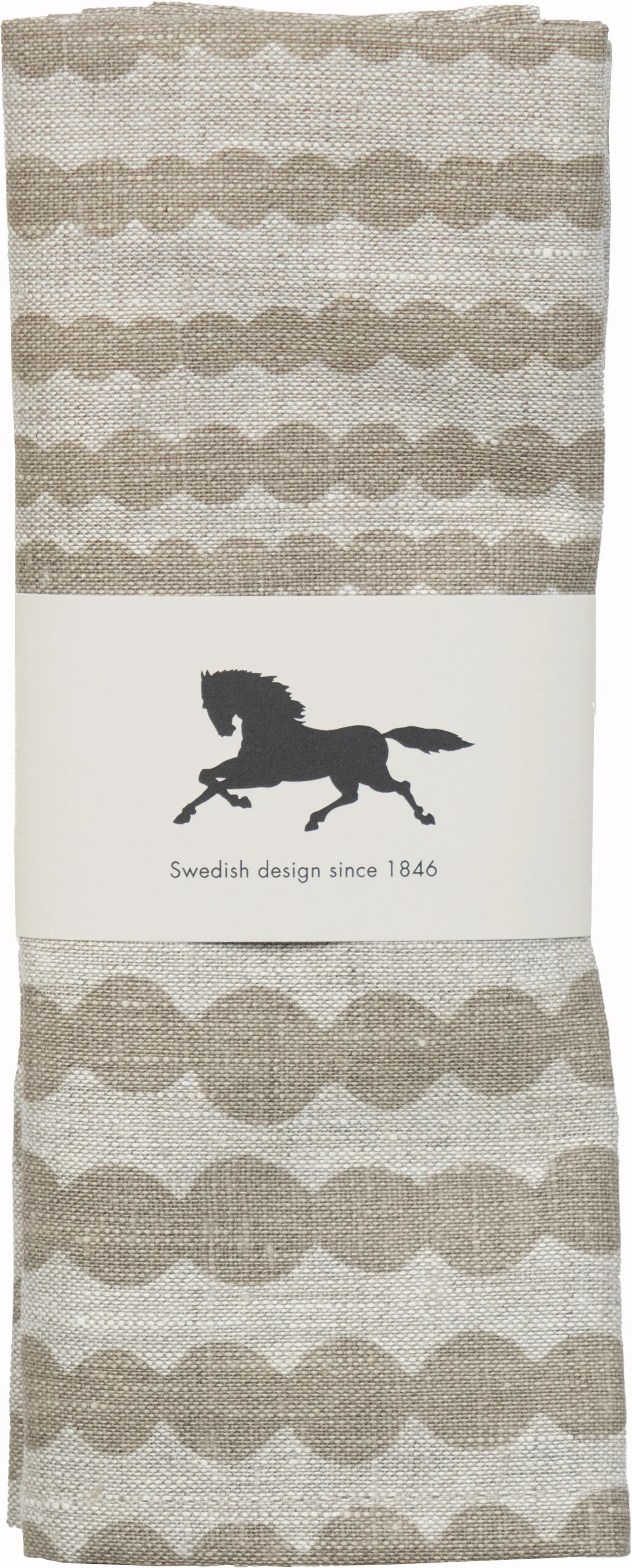 Pricktyg spisebrikke 34 x 45 cm, Natur-taupe Almedahls