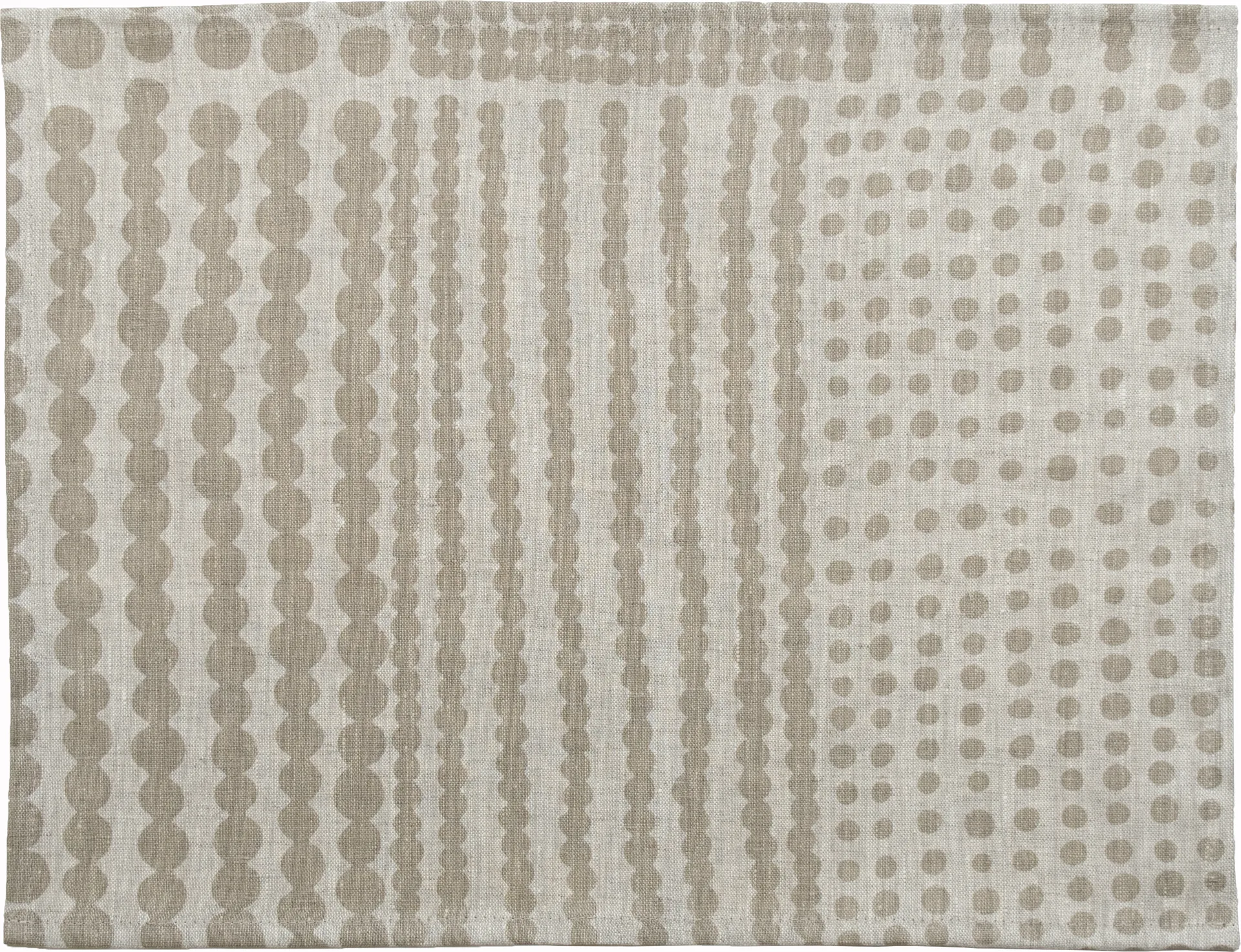 Pricktyg spisebrikke 34 x 45 cm, Natur-taupe Almedahls