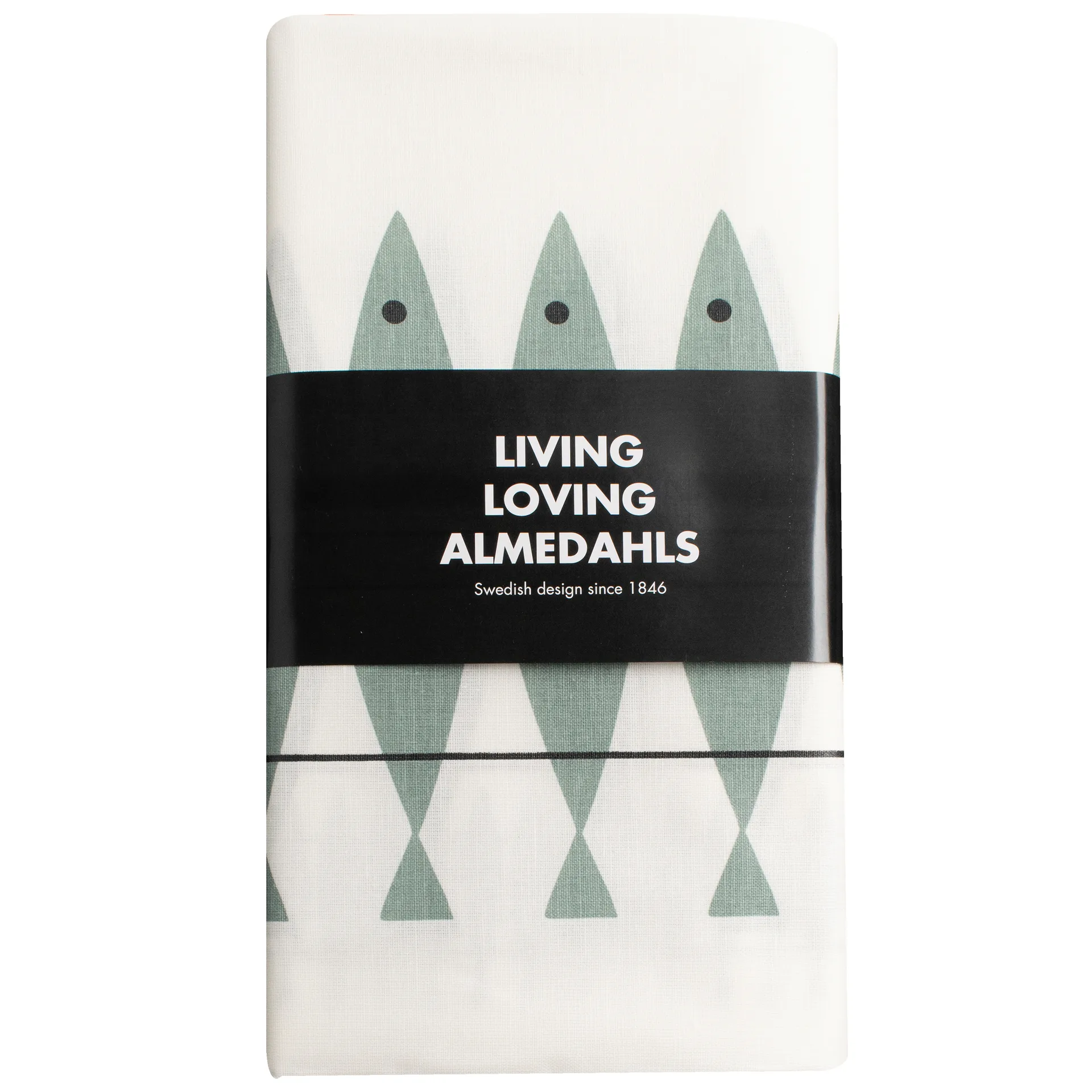 Sill voksduk 145x220 cm, Grønngrå Almedahls