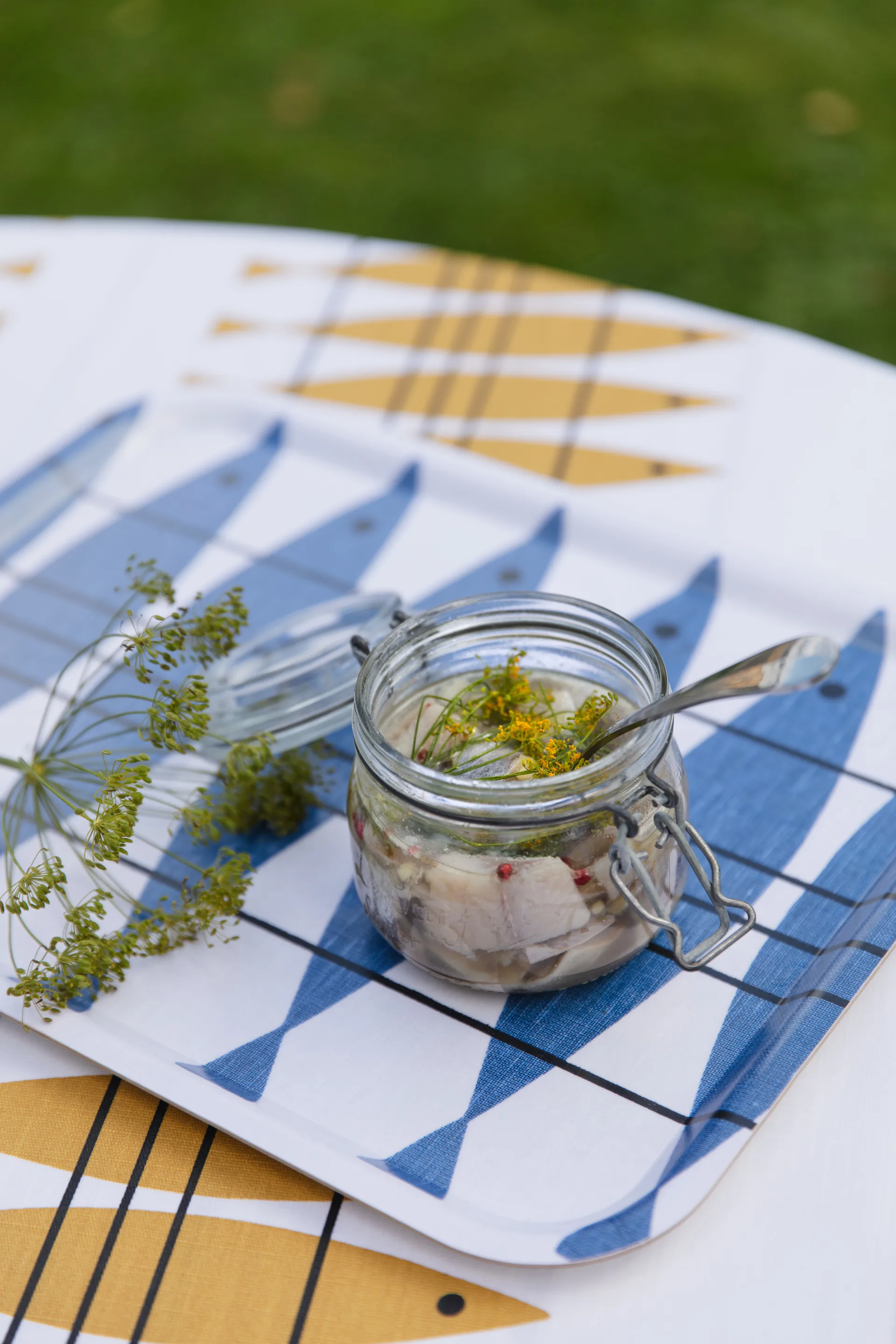 Sill voksduk 145x220 cm, Oker Almedahls