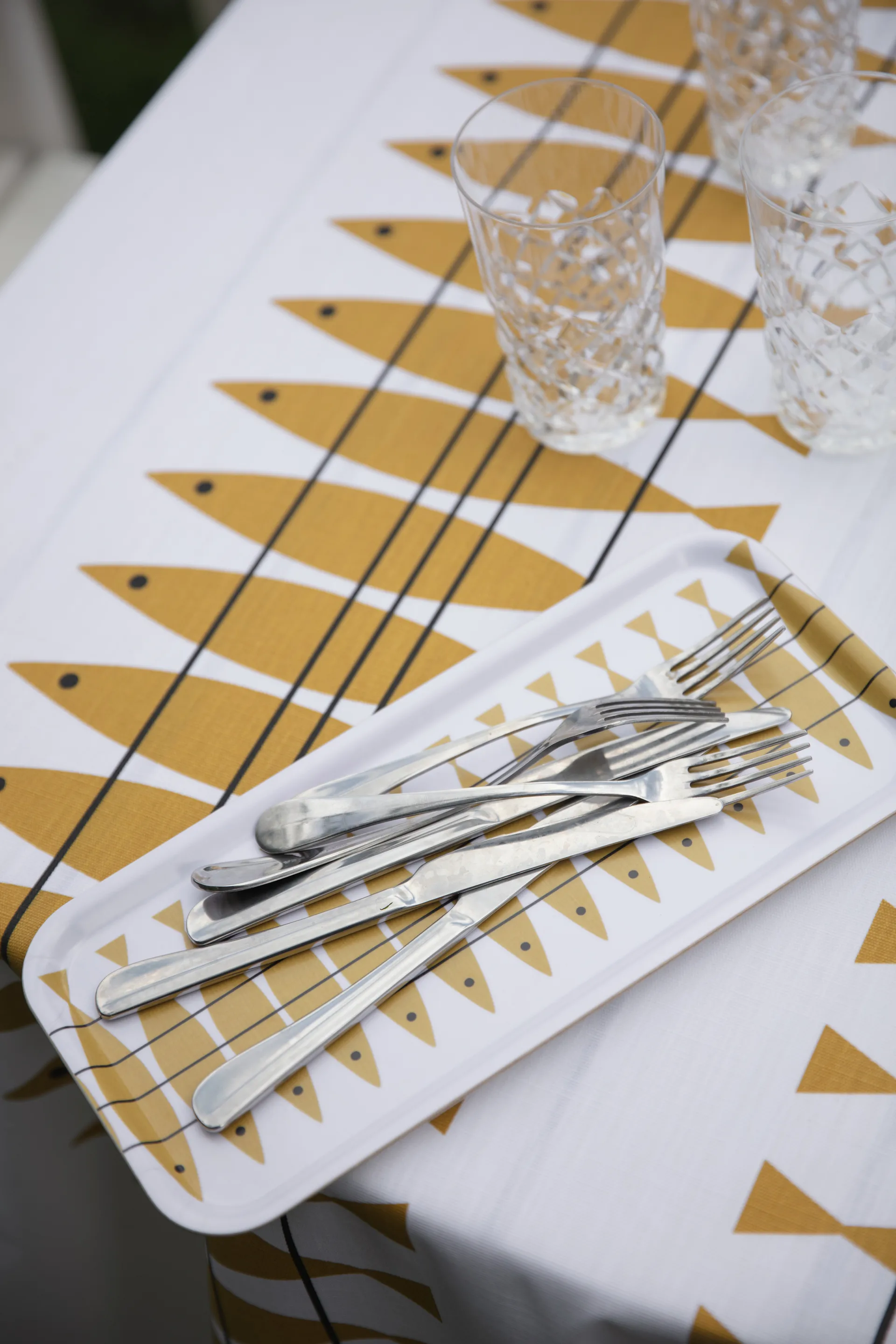 Sill voksduk 145x220 cm, Oker Almedahls