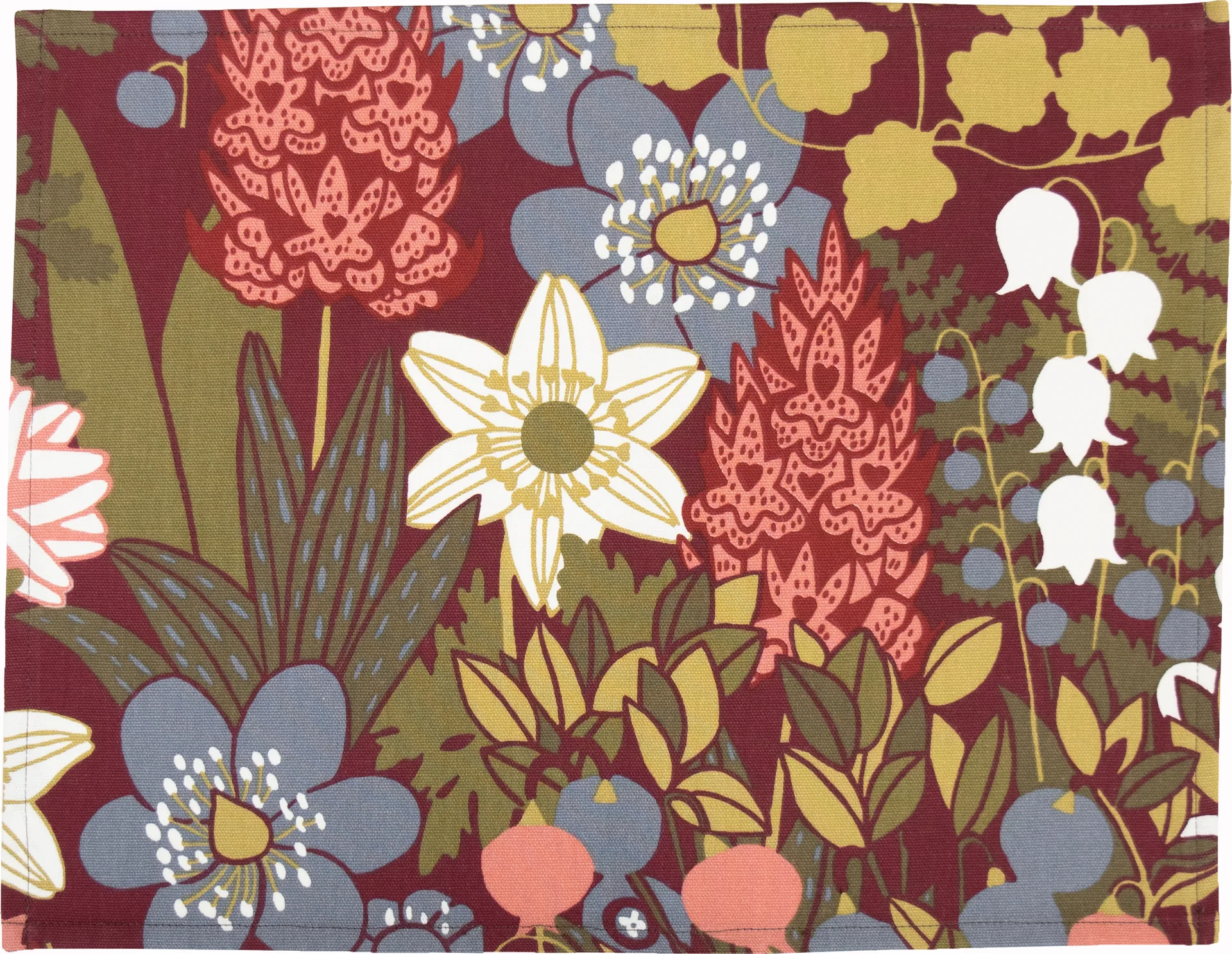 Skogen spisebrikke 34 x 45 cm 2-pakning, Vinrød Almedahls