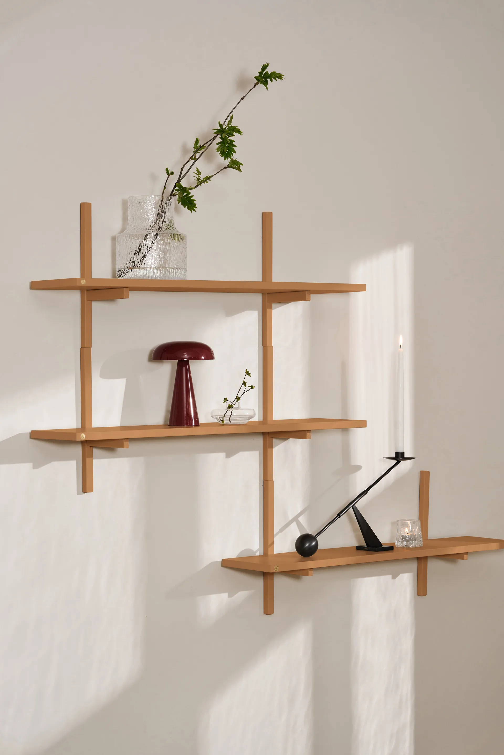 A-Light Shelf vegghylle Special Edition, Brown beige 90x21x35 cm Andersen Furniture