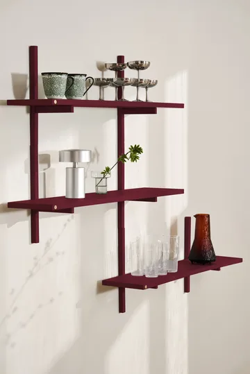 A-Light Shelf vegghylle Special Edition - Wine red 90x21x35 cm - Andersen Furniture