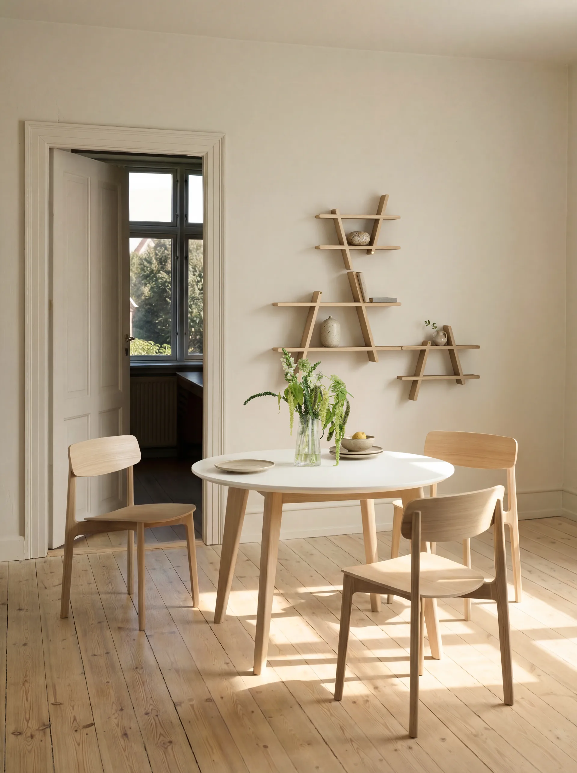 A-Shelf vegghylle Large 78x12x67 cm, Oak Andersen Furniture