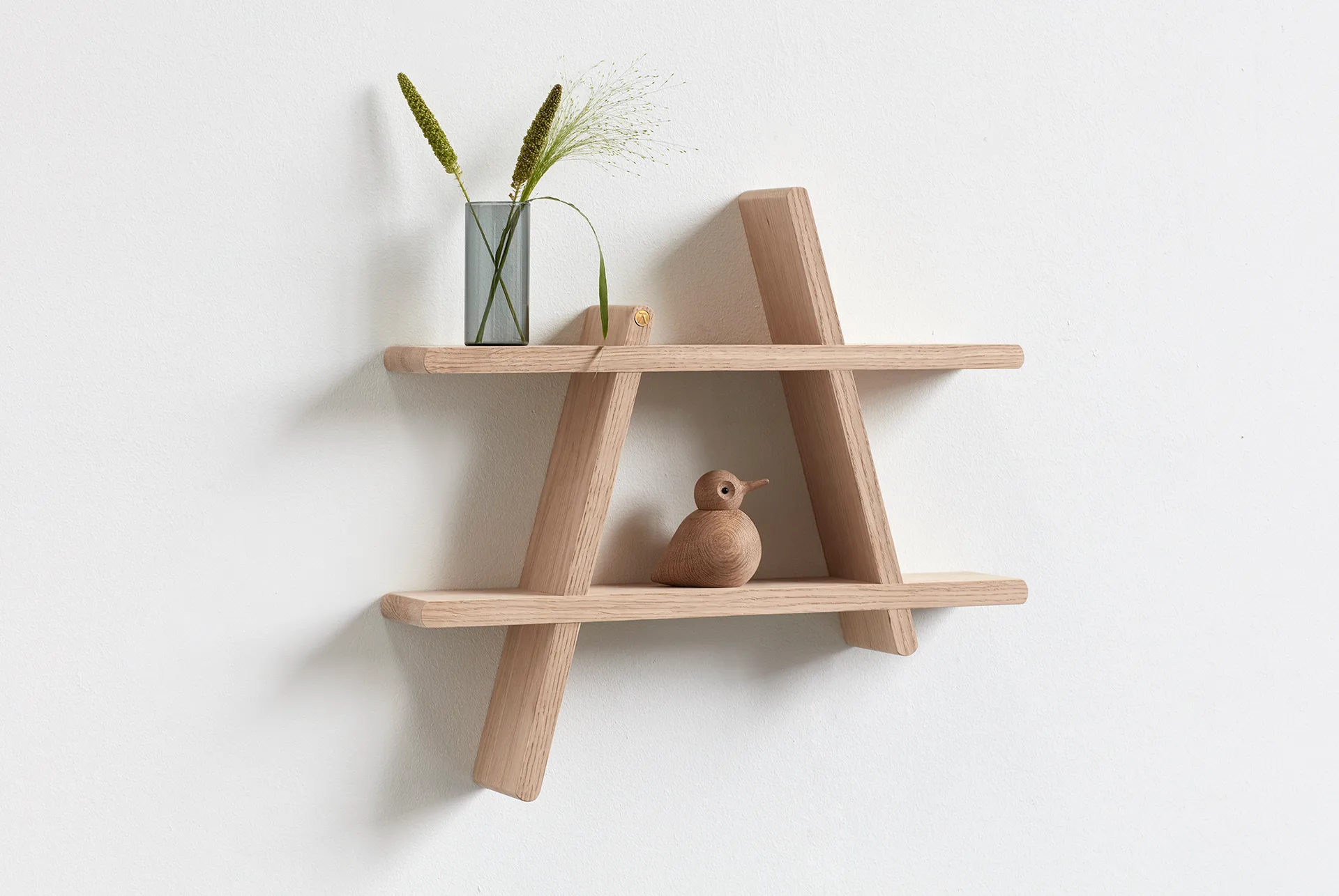 A-Shelf vegghylle Medium 52x9x46 cm, Oak Andersen Furniture