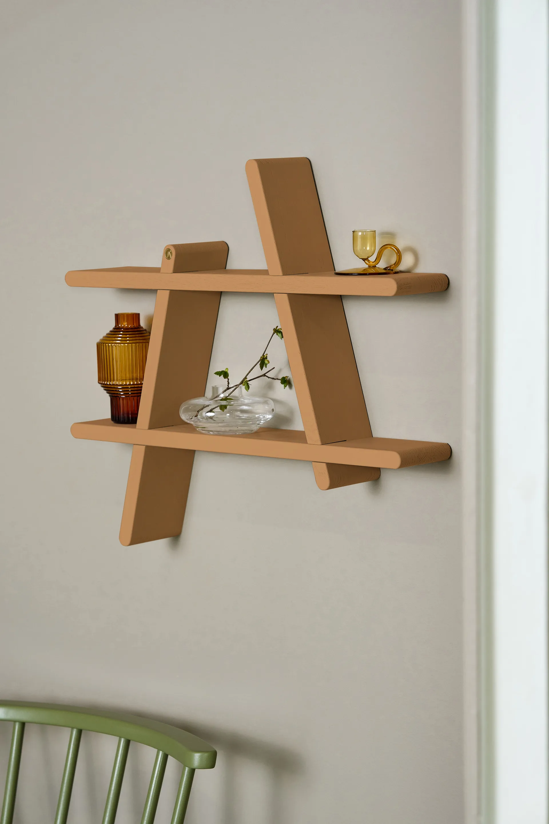A-Shelf vegghylle Special Edition, Brown beige M 52x9x46 cm Andersen Furniture