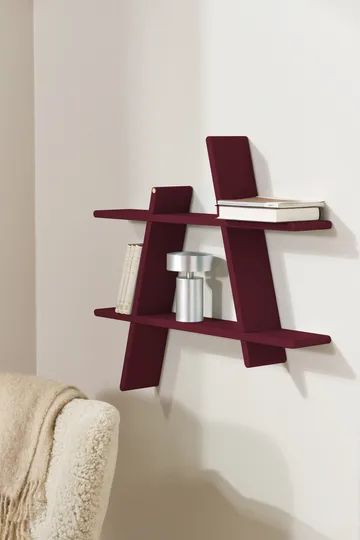 A-Shelf vegghylle Special Edition - Wine red M 52x9x46 cm - Andersen Furniture