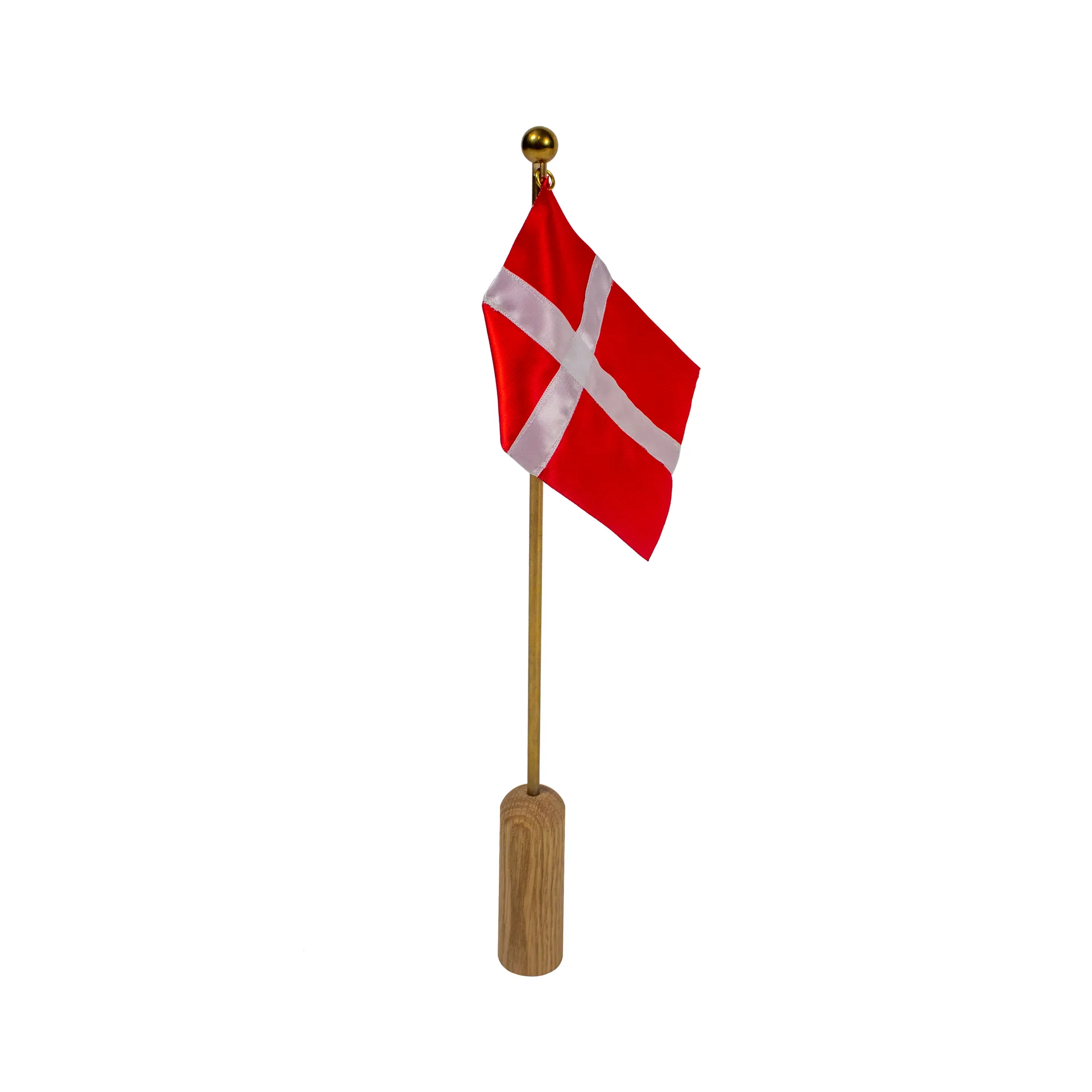 Celebrating Denmark flagg 40 cm, Oak-brass Andersen Furniture