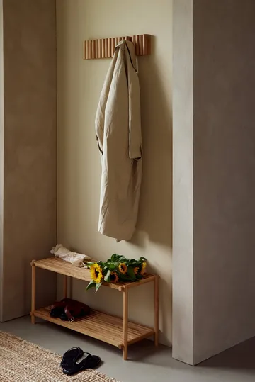 Column Shoe rack - Mattlakkert eik - Andersen Furniture