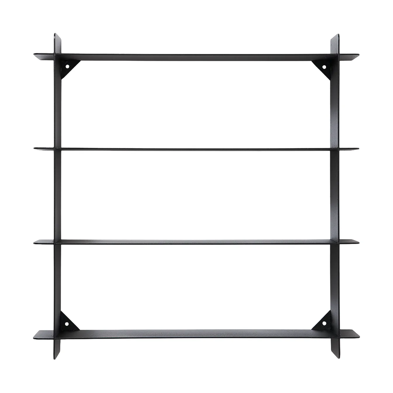 Division vegghylle, Black steel, 45x45x10 cm Andersen Furniture
