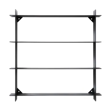 Division vegghylle - Black steel, 45x45x10 cm - Andersen Furniture