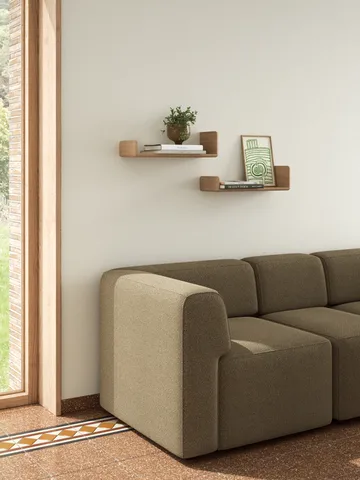 Level vegghylle - Oak, 55x18x9 cm - Andersen Furniture