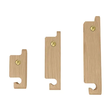 Multi Hooks krok sett med 3 stk. - Oak - Andersen Furniture
