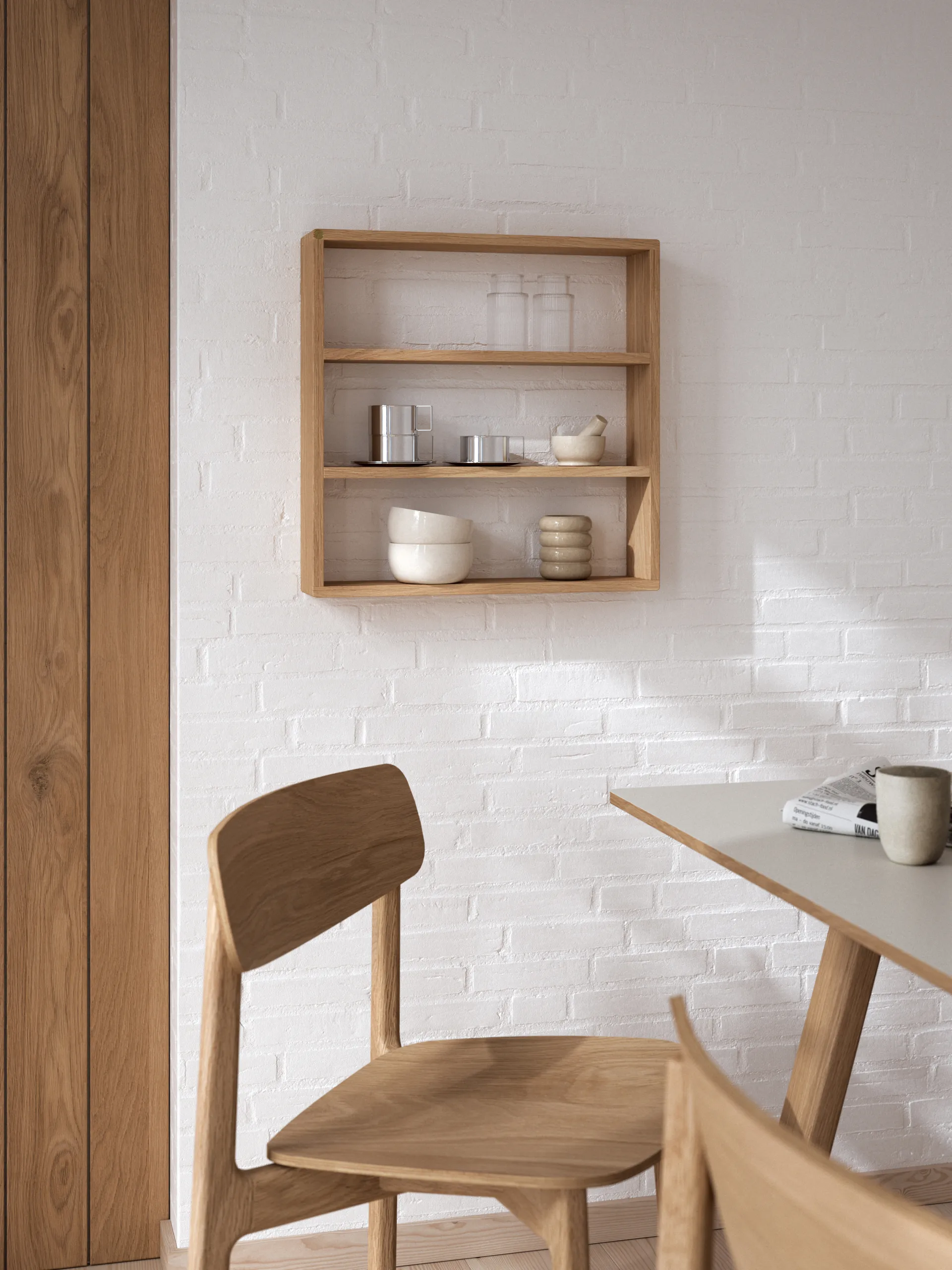 Sector vegghylle, Oak, 50x50x10 cm Andersen Furniture