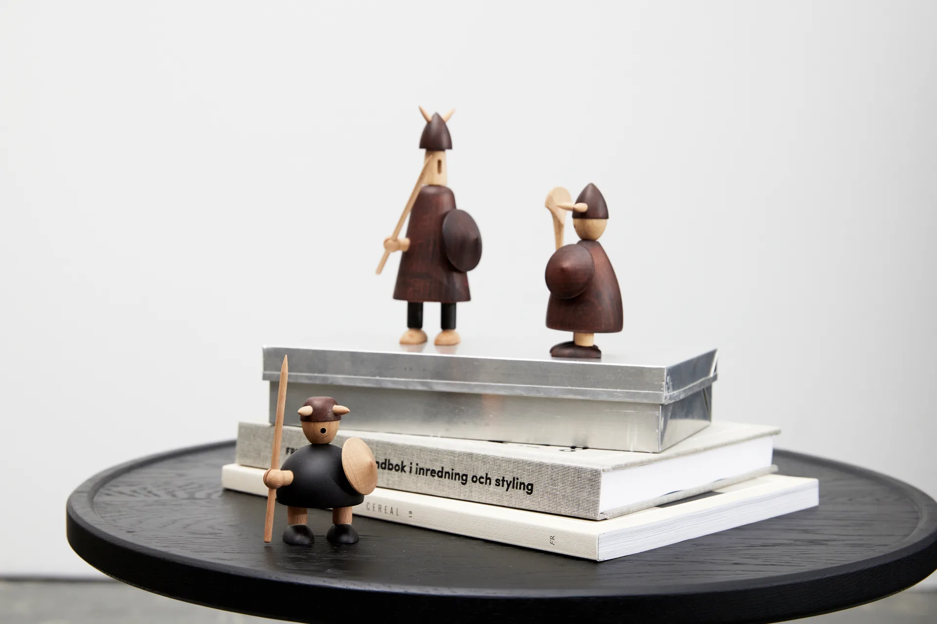 The vikings of Denmark trefigur 3 deler, Stained beech Andersen Furniture