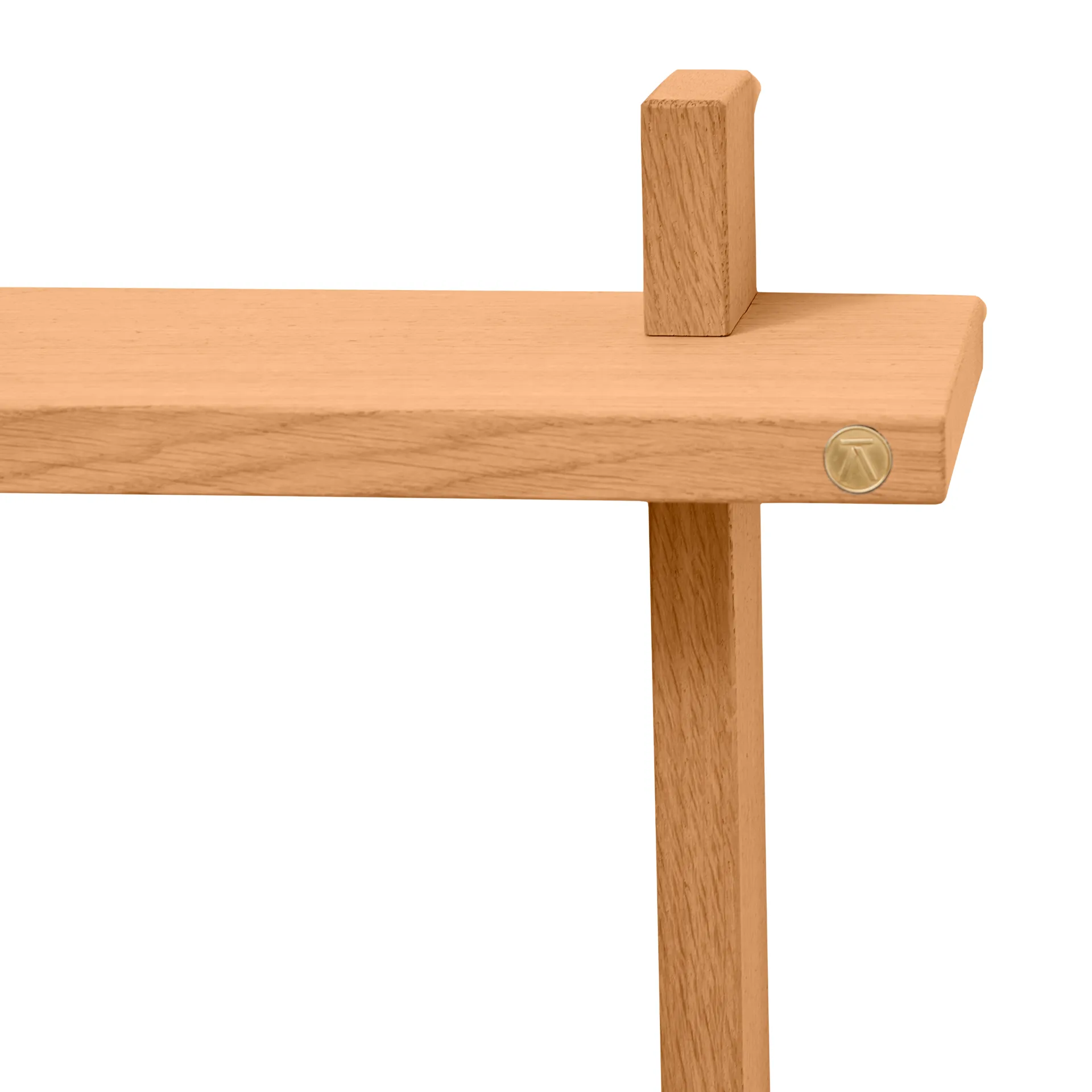 Treat vegghylle dobbel, Oiled Nature Oak, 50x12x50 cm Andersen Furniture