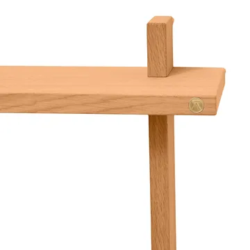 Treat vegghylle dobbel - Oiled Nature Oak, 50x12x50 cm - Andersen Furniture