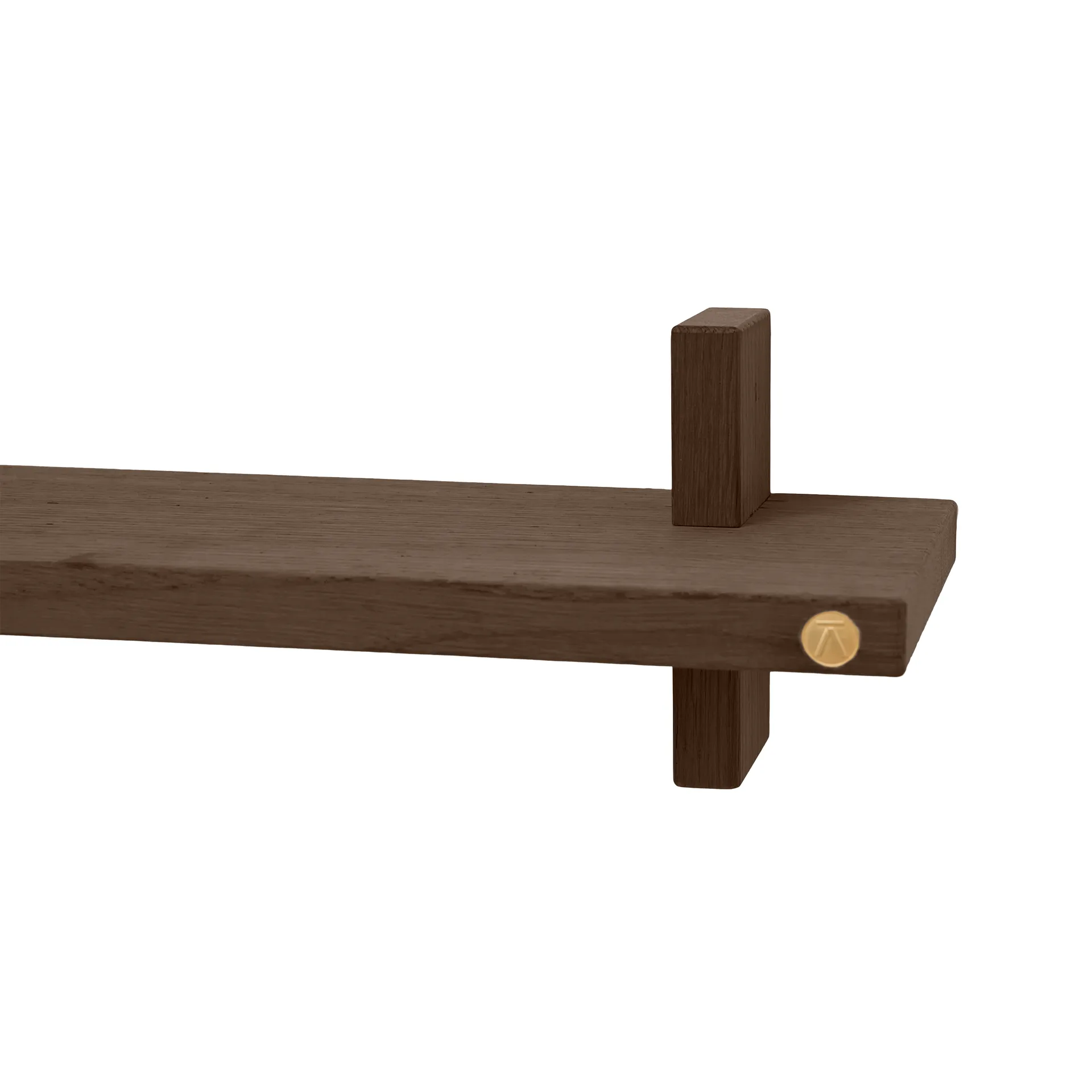 Treat vegghylle singel, Smoked Oiled Oak, 50x12x11,2 cm Andersen Furniture