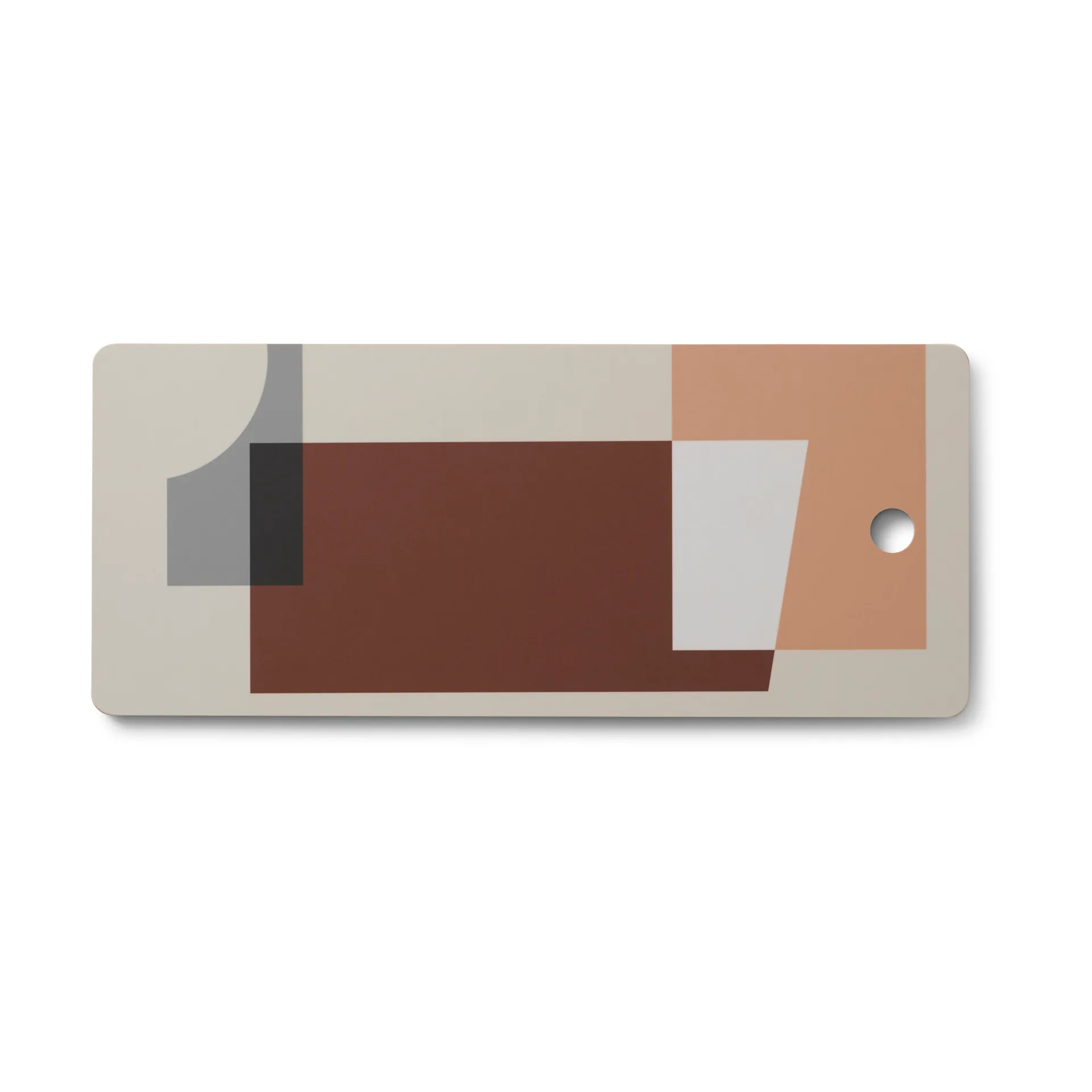 A tribute to colour - skjærefjøl, Clay - 40x17 cm Applicata