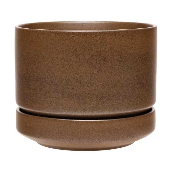 Arabia SN potte - Matt brun, 16 cm - Arabia