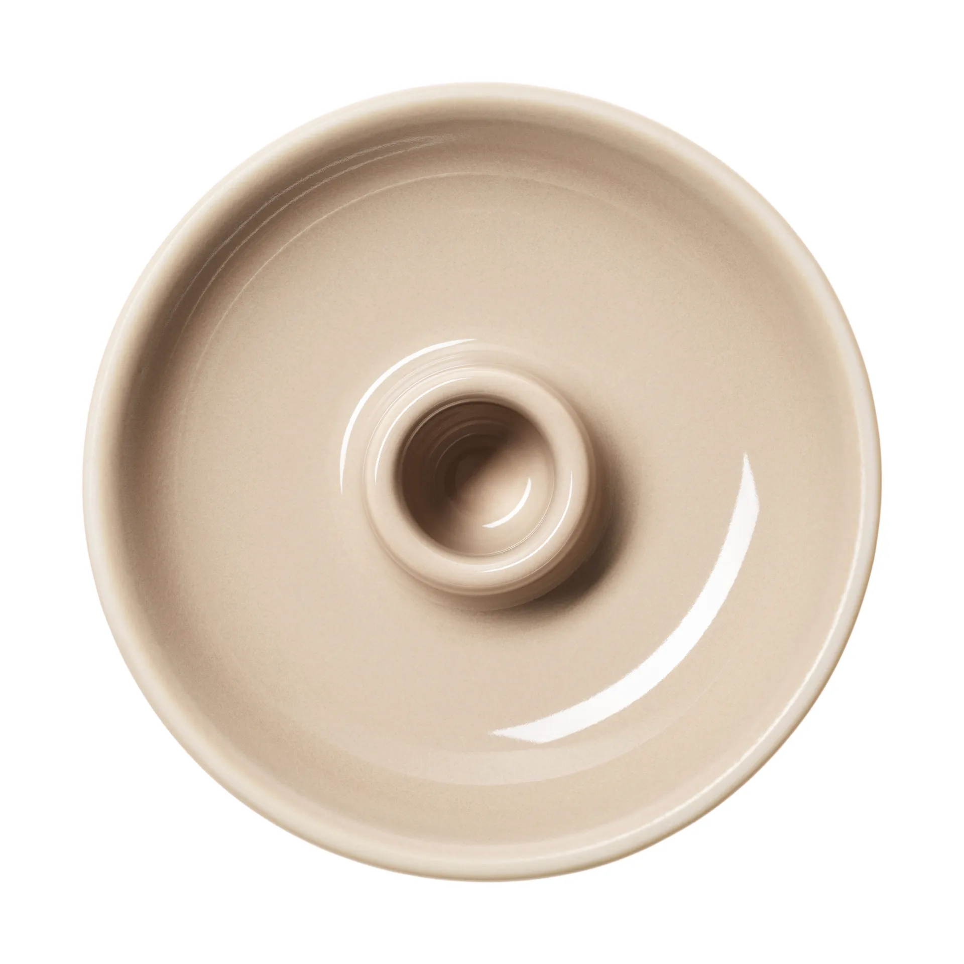 Kirnu lysestake Ø11x3,5 cm, Beige Arabia