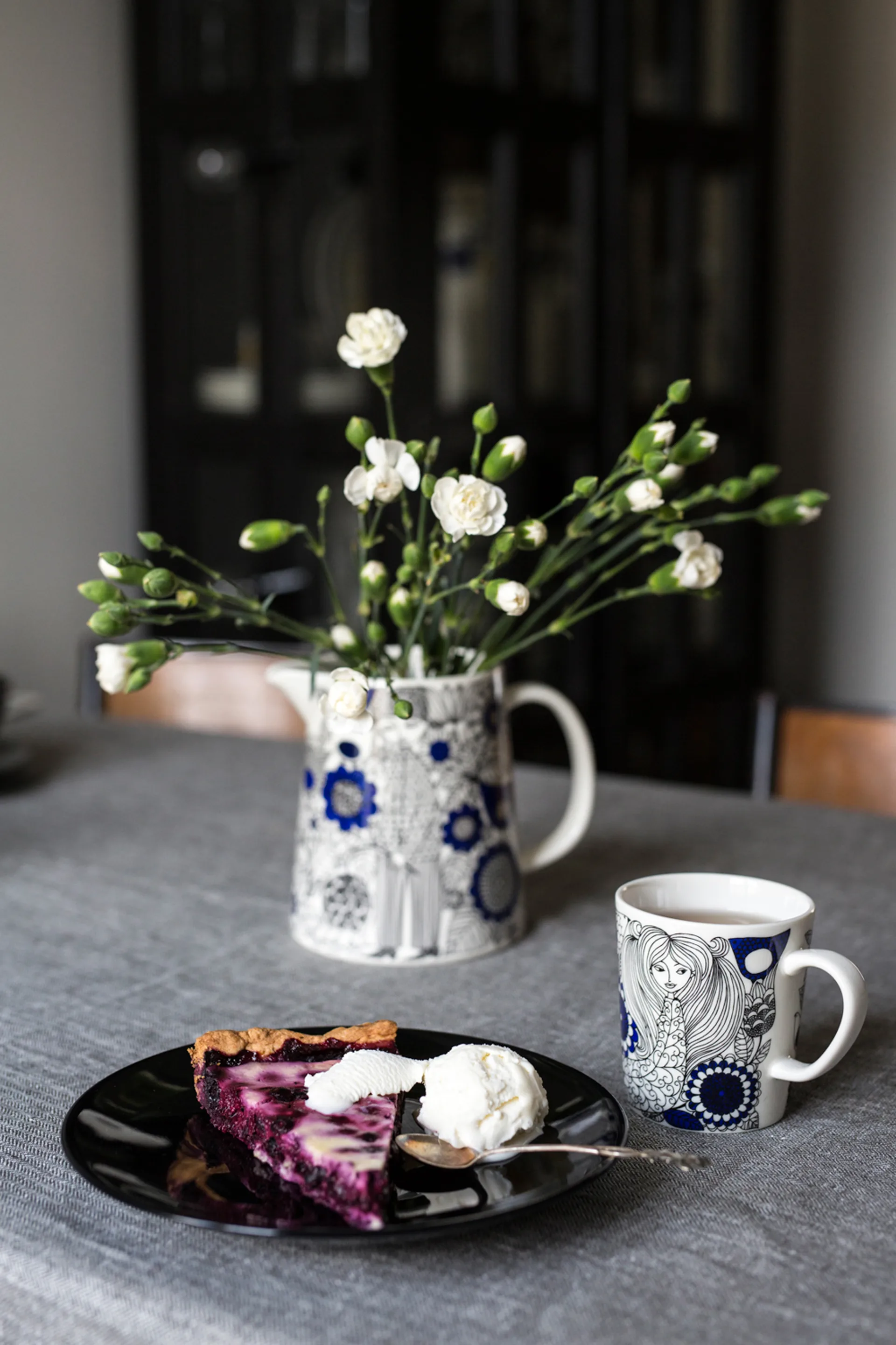 Pastoraali kopp 30 cl, Blå Arabia