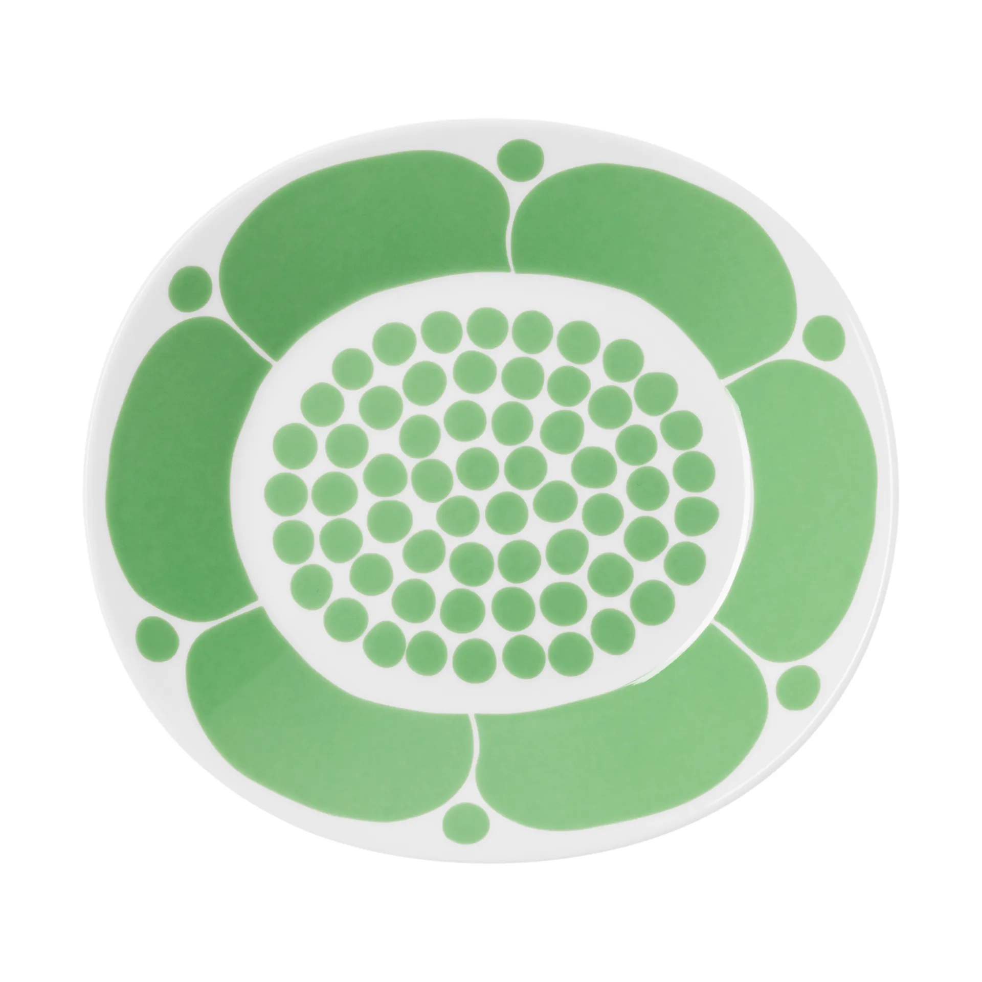 Sunnuntai tallerken oval 25 cm, Grønn Arabia